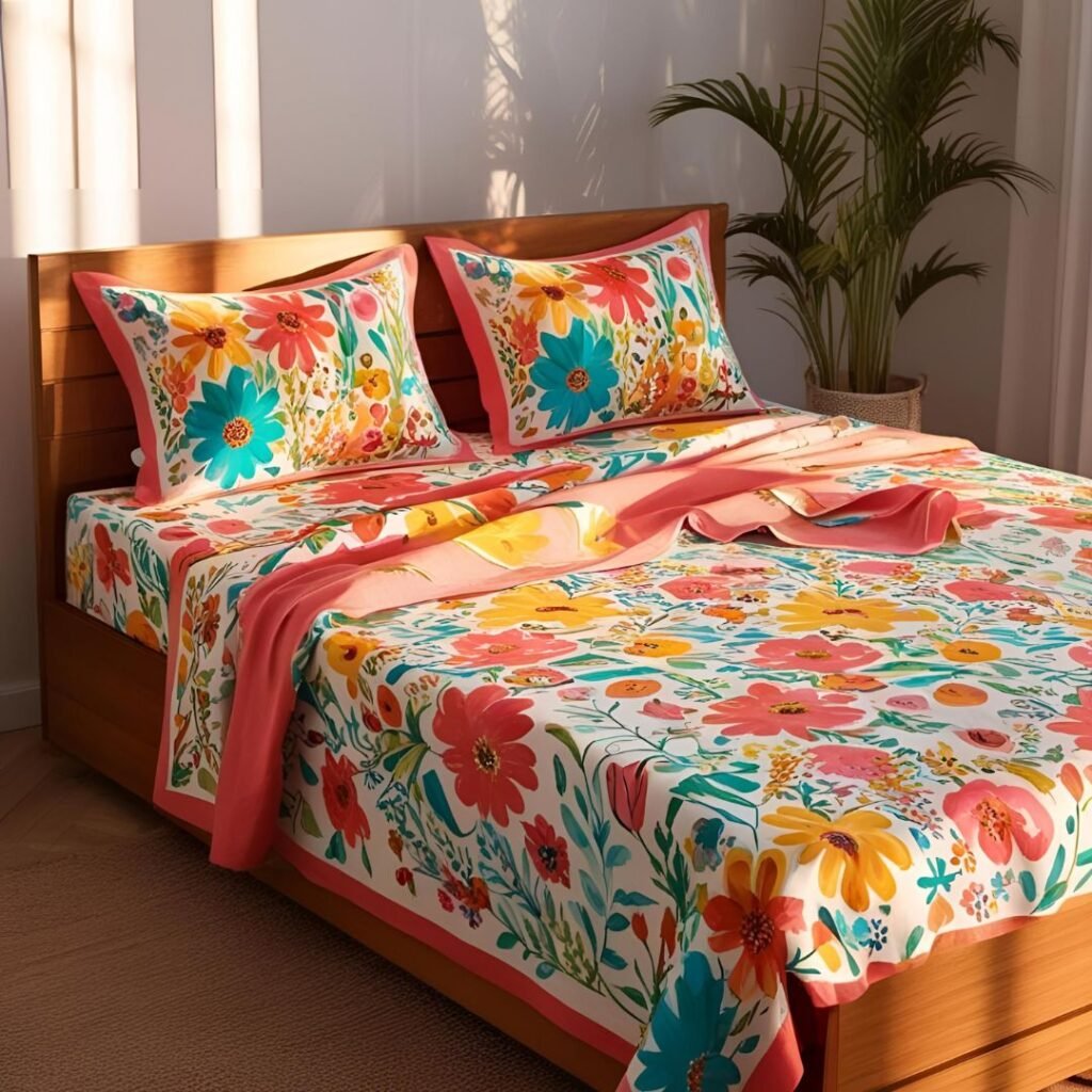 Best Cotton Bedsheet exporter from India