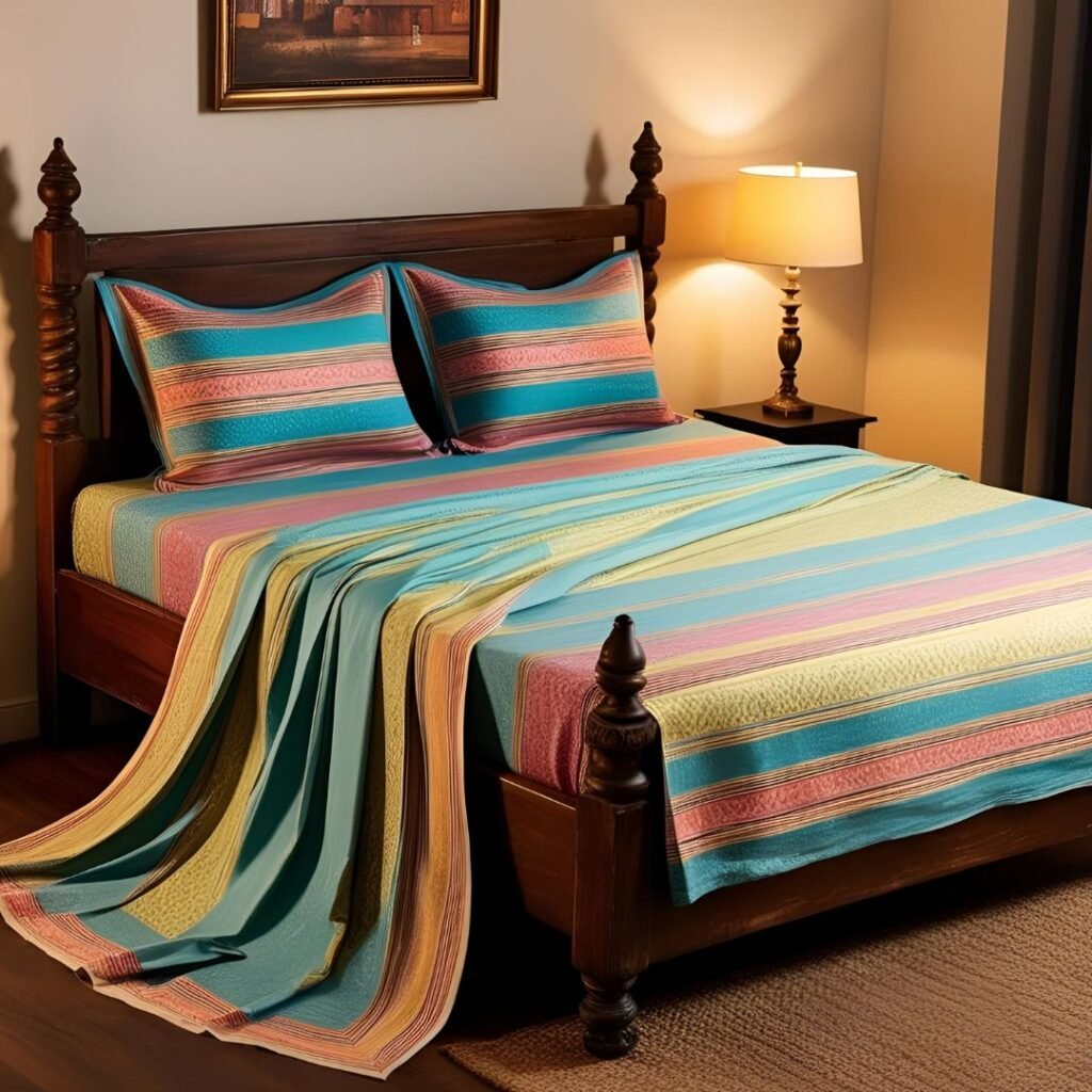 Best Cotton Double Bedsheet exporter from India