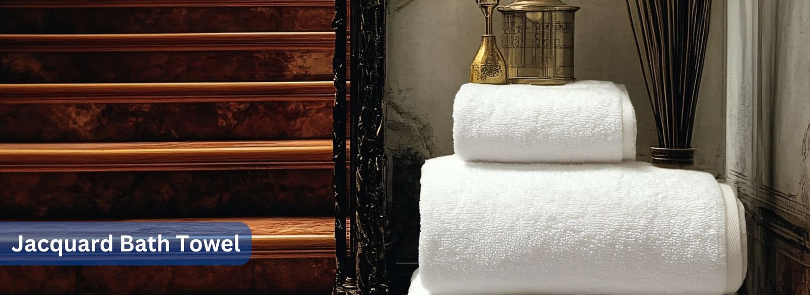 Best Jacquard bath towel exporter from India