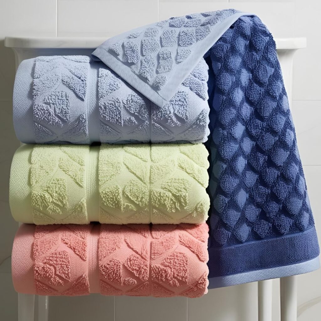 Best Jacquard bath towel exporter from India 