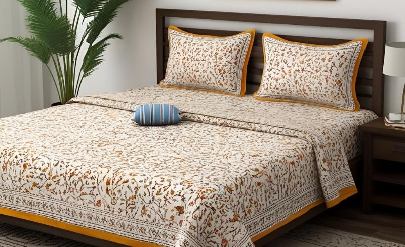 Best Cotton Printed Bedsheet exporter from India